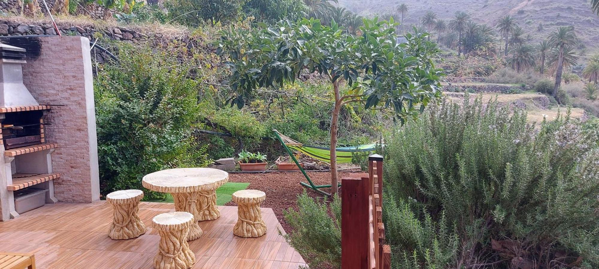 Cabana Los Palmeros, Vista Al Mar Y La Montana Alojera 外观 照片