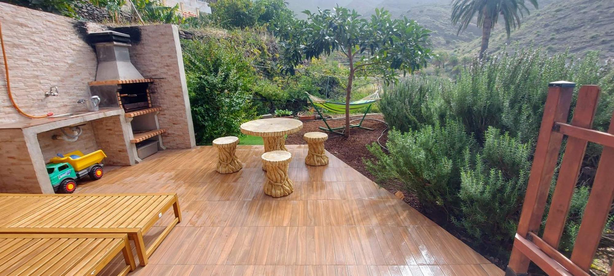Cabana Los Palmeros, Vista Al Mar Y La Montana Alojera 外观 照片