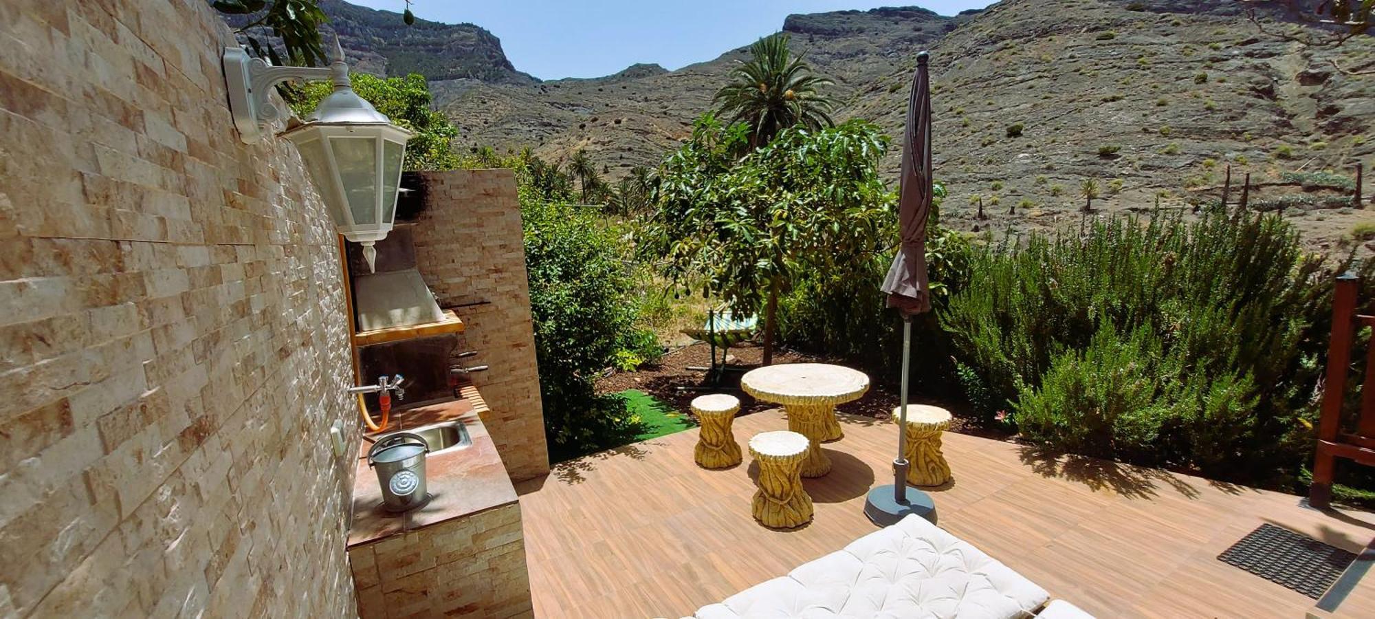 Cabana Los Palmeros, Vista Al Mar Y La Montana Alojera 外观 照片