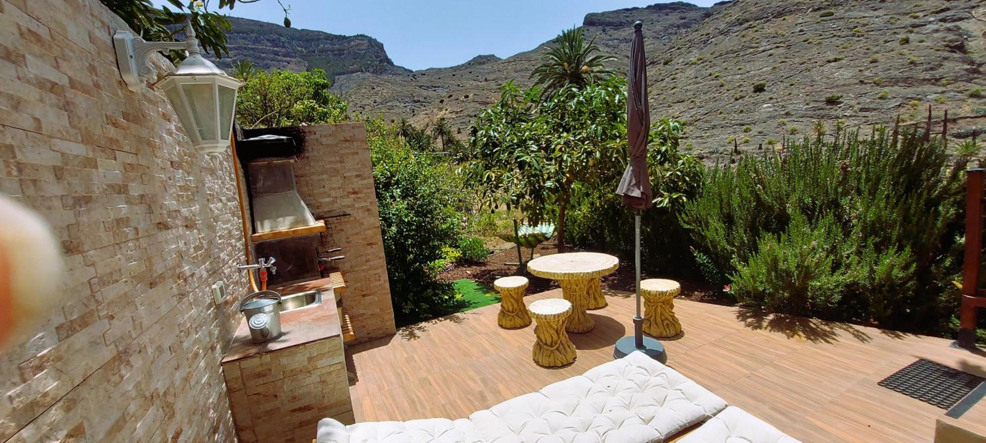 Cabana Los Palmeros, Vista Al Mar Y La Montana Alojera 外观 照片