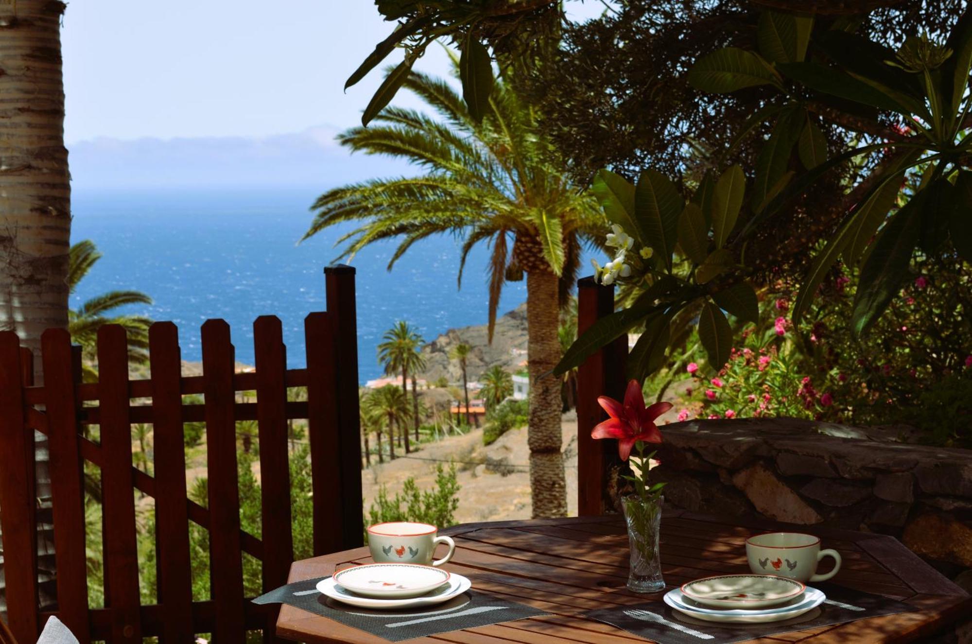 Cabana Los Palmeros, Vista Al Mar Y La Montana Alojera 外观 照片